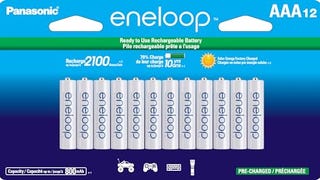 Eneloop NiMh Rechargeable Batteries, 12-Pack for Cameras,...