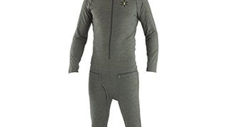 AIRBLASTER Men's Merino Ninja Suit, Natural Black, X-...