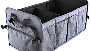 MIU COLOR Foldable Car Trunk Organizer with Mesh Pockets...