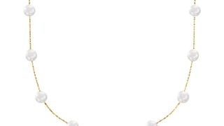 Ross-Simons 6-6.5mm Cultured Pearl Station Necklace