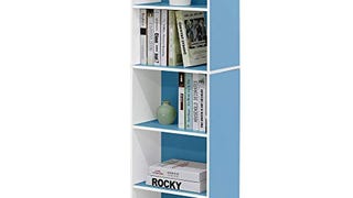 Furinno Luder Bookcase / Book / Storage , 5-Tier, White...