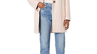 kensie Women's Wool-Blend Cocoon Coat, Blush, X-