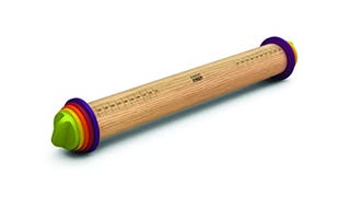 Joseph Joseph 20085 Adjustable Rolling Pin with Removable...