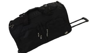 Rockland Rolling Duffel Bag, Black, 22-Inch