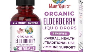 MaryRuth Organics Elderberry Syrup | USDA Organic Elderberry...
