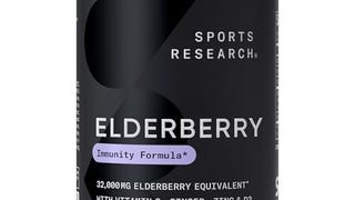 Sports Research Elderberry + D3 5000iu with Zinc, Ginger...