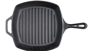 Lodge L8SGP3 Cast Iron Square Grill Pan, Pre-Seasoned, 10....