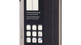 Moleskine Folio Professional Notebook, Large, Black, Hard...