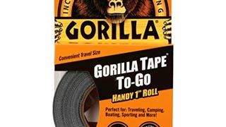 Gorilla Tape, Mini Duct Tape To-Go, 1" x 10 yd Travel Size,...