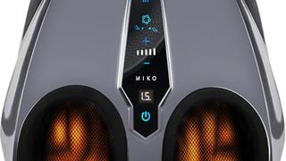 MIKO Foot Massager Machine with Deep-Kneading, Compression,...