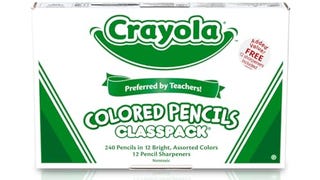 Crayola Colored Pencils Classpack (240 Ct), Bulk Classroom...