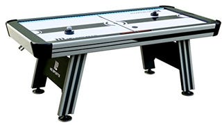 MD Sports 7' Arcade Air Powered Hockey Table With Pusher...