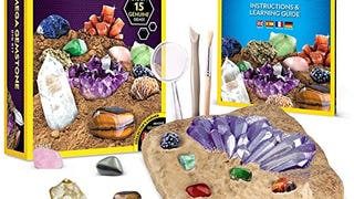 NATIONAL GEOGRAPHIC Mega Dig Kit - Dig Up 15 Real Gemstones...