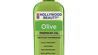 Hollywood Beauty Olive Hair Oil, 8oz Bottle, Also for Bath,...