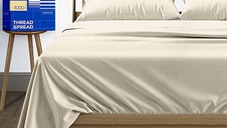 THREAD SPREAD 100% Pure Egyptian Cotton Sheets Queen Size...