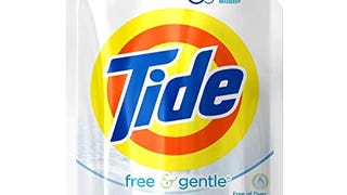 Tide Free and Gentle HE Laundry Detergent, Pack of 3 Smart...