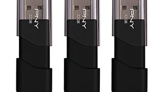 PNY Attache USB 2.0 Flash Drive, 32GB / Black / 3 Pack...