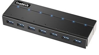 [2-in-1] Inateck 7-Port USB 3.0 Hub with 7 BC 1.2 Charging...