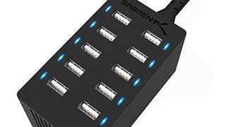 SABRENT 60 Watt (12 Amp) 10 Port [UL Certified] Family...