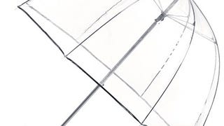 Totes Signature Clear Bubble, Rain & Windproof Umbrella...