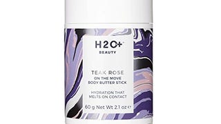 H2O PLUS BEAUTY Body Butter Stick, Teak Rose, 2.1