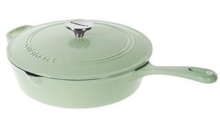 Cuisinart Cast Iron Chicken Fryer, Mint Green, 12"