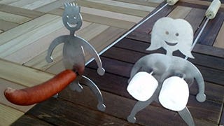 Naughty-Funny Campfire Hot Dog Marshmallow Roasting...