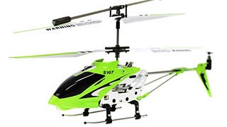 Syma S107 3 Channel RC Helicopter with Gyro, Green