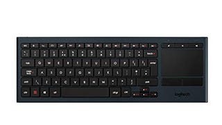 Logitech K830 Illuminated Living-Room Keyboard with Built-...