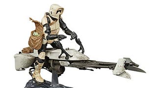 STAR WARS The Black Series Speeder Bike Scout Trooper and...