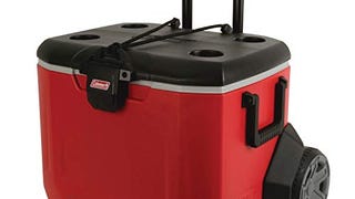 Coleman Rugged A/T Wheeled Cooler, 55 Quart