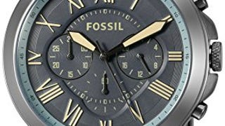 Fossil Men's FS5185 Grant Chronograph Gunmetal Stainless...