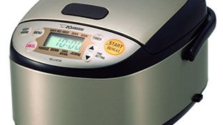 Zojirushi NS-LHC05 Micom Rice Cooker & Warmer, Stainless...