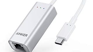 Anker USB C to Gigabit Ethernet Adapter, Aluminum Portable...