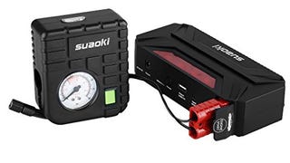 SUAOKI 18000mAh 600A T3 Plus Jump Starter + Air Compressor...