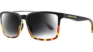 Native Four Corners Sunglasses Matte Black/Tort/Gray & Carekit...