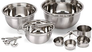 Estilo 12 Piece Stainless Steel Metal Mixing Bowl, Includes...