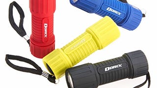 Dorcy Weather Resistant LED Flashlight with Lanyard, 4-...