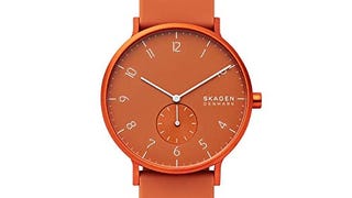 Skagen Men Aaron Kulor Quartz Stainless Steel and Silicone...