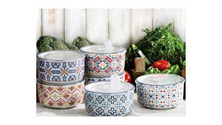 Signature Housewares 6-piece Stoneware Storage