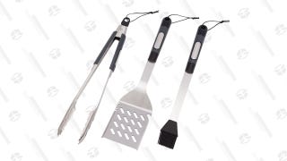 Cuisinart 3-Piece Stainless Steel BBQ Tool Set