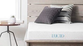 LUCID 5 Inch Gel Memory Foam Dual-Layered-CertiPUR-US Certified-...