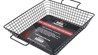 BBQ Masters Non-Stick Wire Mesh Grilling Basket - Grill...