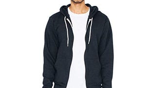 American Apparel Men's Flex Fleece Long Sleeve Zip Hoodie,...