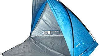 Amazon Basics Pop-up Beach Tent Sun Shade Shelter with...