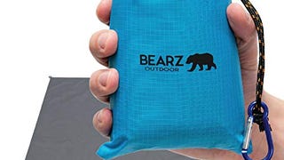 BEARZ Outdoor Pocket Blanket - Beach Blanket Waterproof...