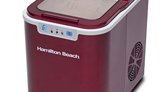 Hamilton Beach PIM-2-1A Portable Ice Maker, Candy Apple...