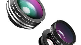 Mpow 3 in 1 Clip-On 180 Degree Supreme Fisheye + 0.67X...