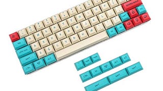 YMDK Cute DSA Keycaps PBT Dye Sub Hawaii Key caps for MX...