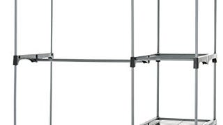 Amazon Basics Double Rod Freestanding Closet,